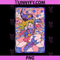 Yu-Gi-Oh! Dark Magician Girl Cute PNG, Stained Glass Anime PNG