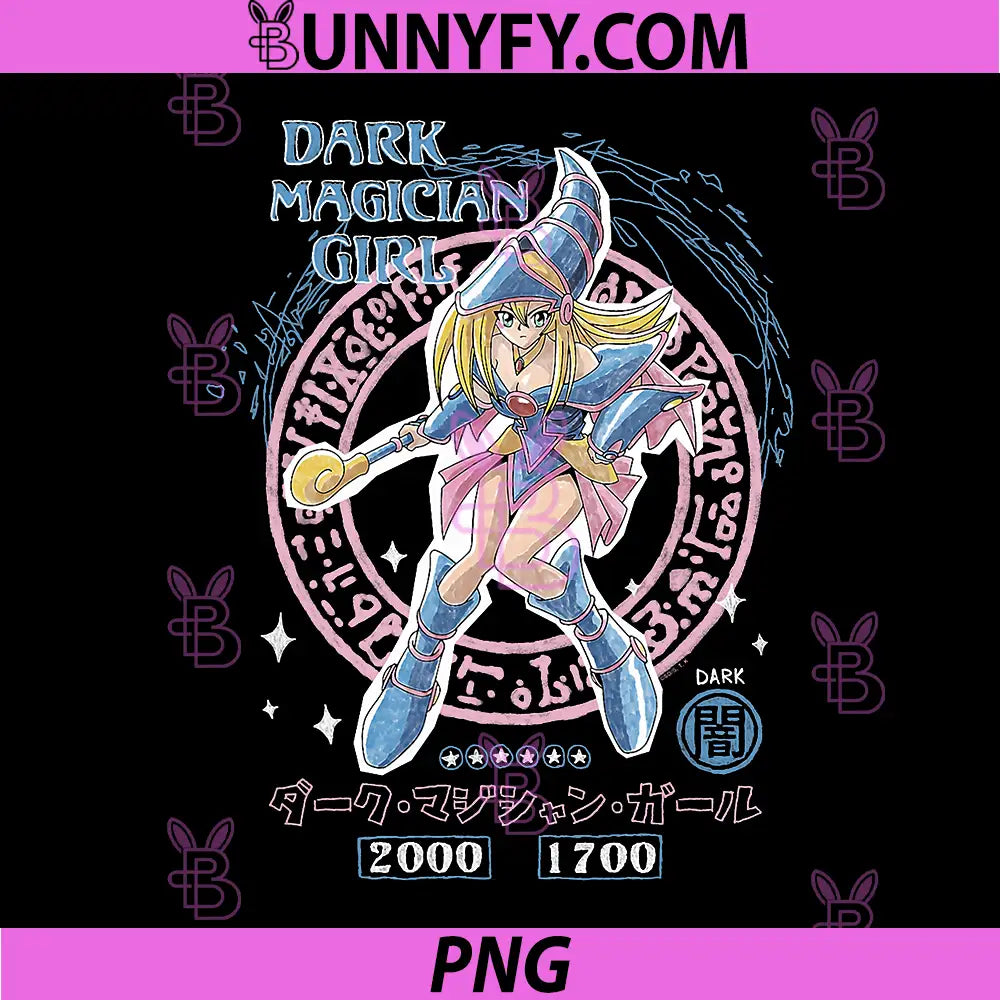 Yu-Gi-Oh! Duel Monsters PNG, Dark Magician Girl Card Pose Anime PNG
