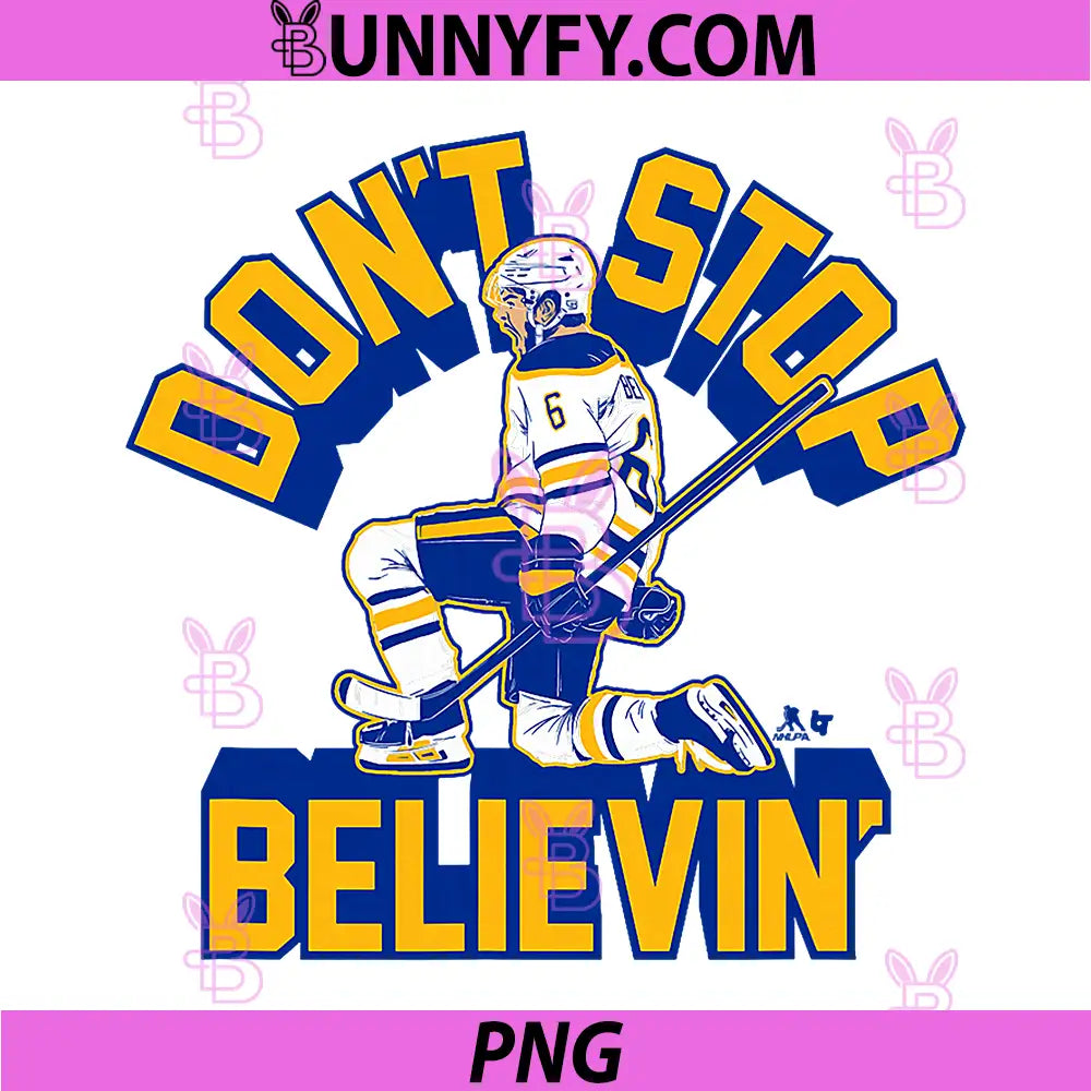 Zach Benson PNG, Dont Stop Believin Buffalo Hockey PNG