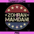 Zohra Mamdani For NYC PNG, Mayor Zohran Mamdani Retro PNG