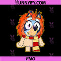 Bluey Potter Gryffindor Wizard PNG, Bluey Gryffindor Scarf PNG