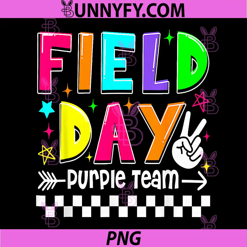 Color Game Competition PNG, Field Day Purple Team PNG