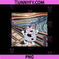 Muffin Screaming Art Style PNG, Funny Parody Cartoon Painting PNG