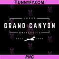 Grand Canyon Lopes University Estd 1949 PNG, College Sports Vintage Logo Design PNG
