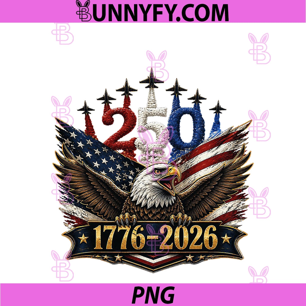 4th Of July America US PNG, Patriotic Eagle 250 Anniversary USA PNG