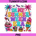 In My Summer Ween Era PNG, Creepy Cute Spooky Beach Vacation PNG