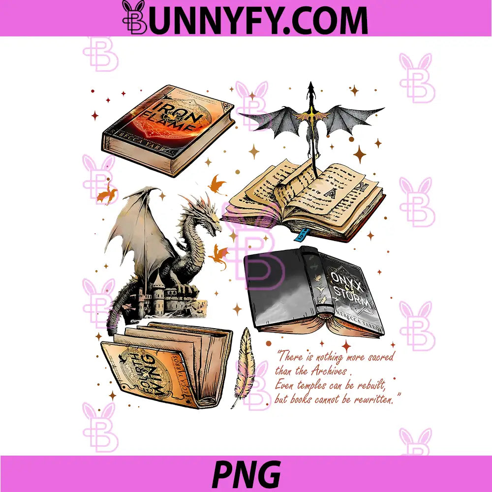 Iron Flame Book Aesthetic PNG, Dragon Reading Fantasy Art PNG