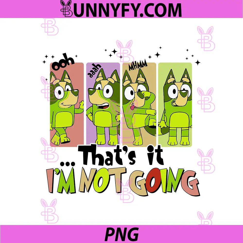 Thats It Im Not Going PNG, Cute Cartoon Expression Meme PNG