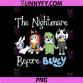 The Nightmare Before Bluey PNG, Halloween Bluey Style Cartoon PNG
