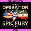 Operation Epic Fury PNG, Patriotic Adventure American Flag Usa PNG